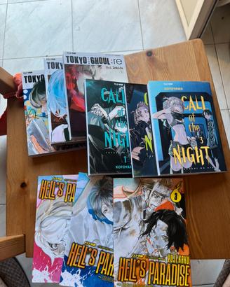 Manga sfusi a serie da 3