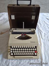 Macchina per scrivere vintage anni 70 Texcon 2002