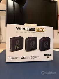 RODE WIRELESS PRO NUOVO