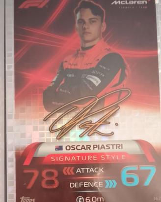 oscar piastri signature turbo attax 