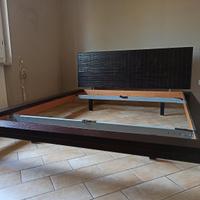 Letto matrimoniale in wengé