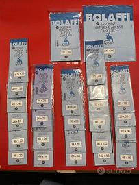 Taschine per francobolli - fondo nero varie misure