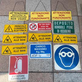 Cartellli Insegne officina vintage