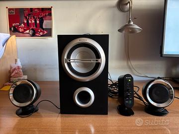 SONY SRS-D211 SISTEMA AUDIO 2.1 CASSE PC SUBWOOFER