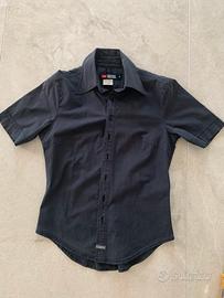 Camicia Diesel donna blu navy manica corta - S