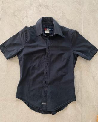 Camicia Diesel donna blu navy manica corta - S
