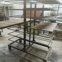 carrello, lucidatore e verniciatura 