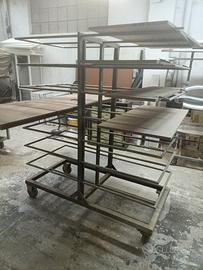 carrello, lucidatore e verniciatura 