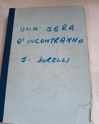 Copione film jonny dorelli anno 1975 originale
