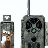 Fototrappola Wi-Fi con App, 32MP, 1296P, 120°