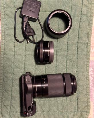 Sony a5100 + obiettivo 55-210mm come nuova