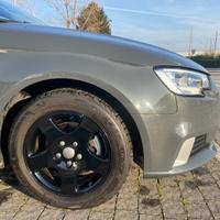 Cerchi Audi verniciati nero 16” + gomme invernali