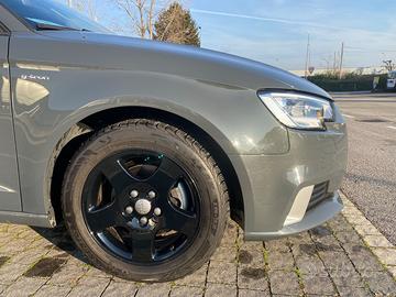 Cerchi Audi verniciati nero 16” + gomme invernali