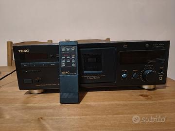 riproduttore registratore cassette audio teac