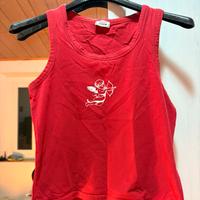 Top rosso PIMKIE XS con stampa angelo – canotta