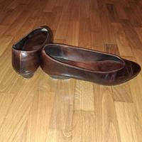 Scarpe decolette marrone scuro 41