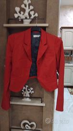 GIACCA DONNA IN POLIESTER BRAND PINKO COLORE ROSSO