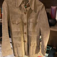 Giacca vintage donna tg 44 vero camoscio
