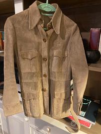 Giacca vintage donna tg 44 vero camoscio