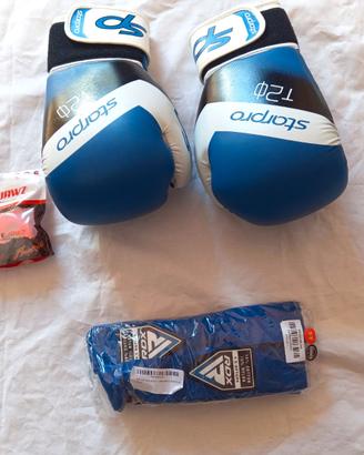 Guantoni+paradenti+fascia per Boxe/Kickboxing