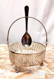 Zuccheriera vintage placcata argento