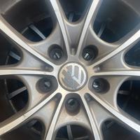 Gomme + kit cerchi in lega originali vw 18”