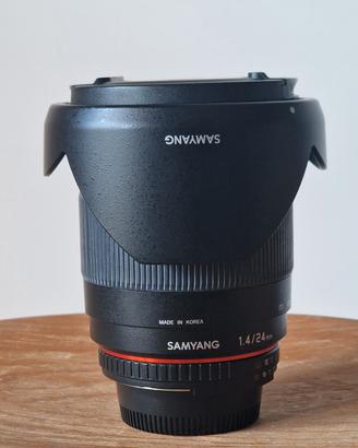 Samyang 24mm f/1.4 ed as umc for Nikon mount