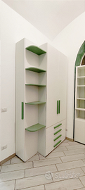 Armadio + modulo laterale e scaffali interni