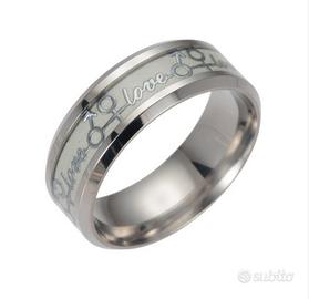 Anello love fluorescente