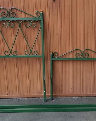 Coppia di Testate in ferro battuto (letto singolo)