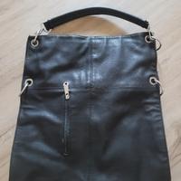 Borsa donna in pelle  nera
