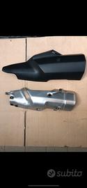 Paracalore + copertura scarico honda africa twin