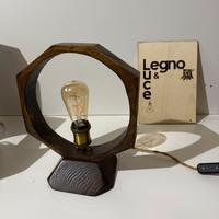Lampada artigianale in Legno
