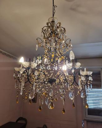 lampadario antico chandelier a goccia