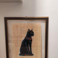 Quadro Papiro con cornice egizio 