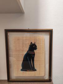 Quadro Papiro con cornice egizio 