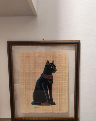 Quadro Papiro con cornice egizio 