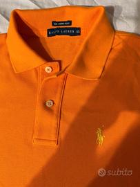 Polo Ralph Lauren arancione donna XS originale