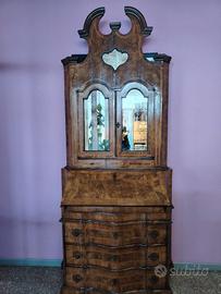 Ribslta detts Trumeau di fine 800 in radica