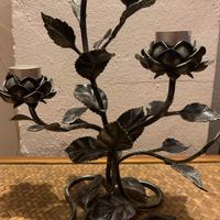 CANDELABRO FERRO BATTUTO