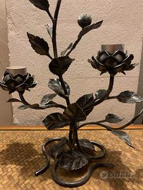 CANDELABRO FERRO BATTUTO