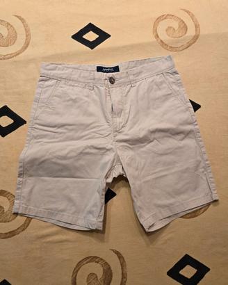 Pantaloncini corti da uomo Alcott, beige o bianco,