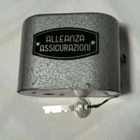 Salvadanaio Alleanza Assicurazioni grigio RARO