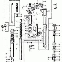 Piastra superiore Kawasaki 500 H1 44039040