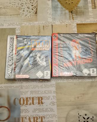 Metroid e Fzero  Gameboy Advance videogiochi 