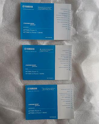 libretto uso e manutenzione Yamaha Tracer 7 MTT690