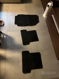 3 tappetini auto universali nero base