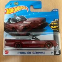 Hot Wheels Batmobile TV Series red