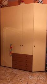 Armadio con angolo
