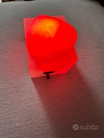 Cuore in alabastro retro illuminato